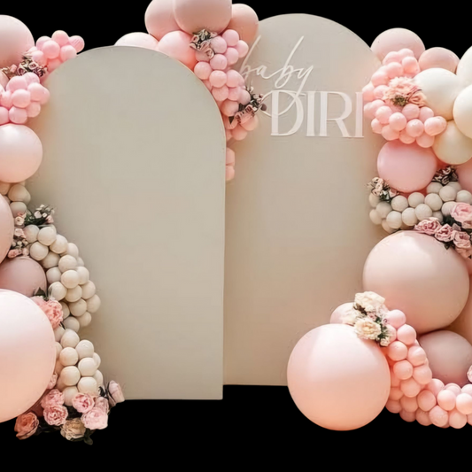 2-Piece Prop Set – Elegant Panels with Custom Acrylic Name